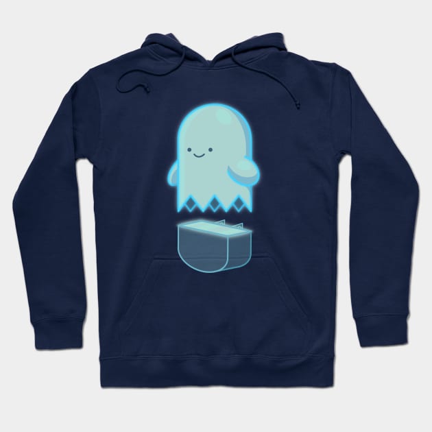 Ghost Nightlight Hoodie by TenkenNoKaiten